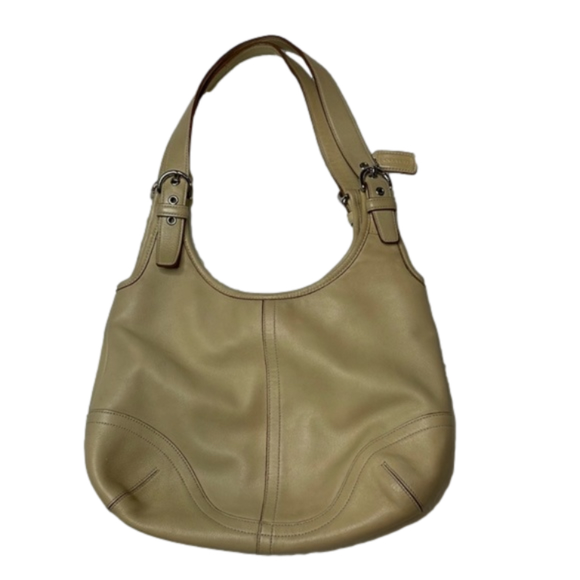 Coach Handbags - Coach cream leather purse